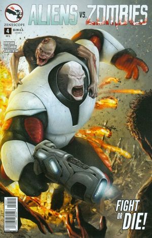 Aliens Vs Zombies #4 (D Cover Anderson)