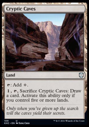 Cryptic Caves (Kaldheim Commander Decks) Trading Card