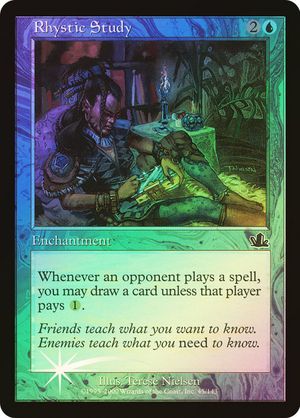 Rhystic Study (Prophecy - Foil)