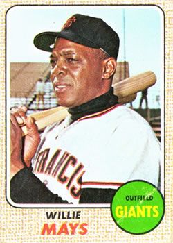 Willie Mays 1968 Topps #50 Sports Card
