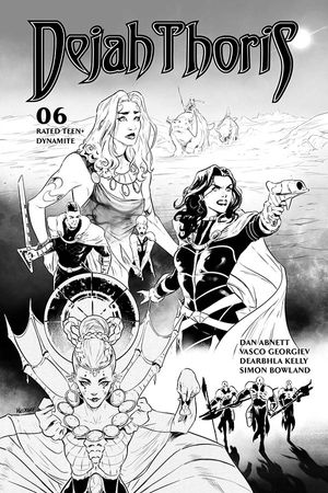 Dejah Thoris #6 (25 Copy Georgiev B&w Cover)