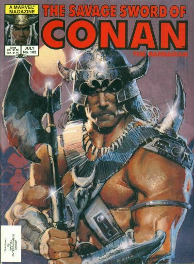 The Savage Sword of Conan #102 Comic