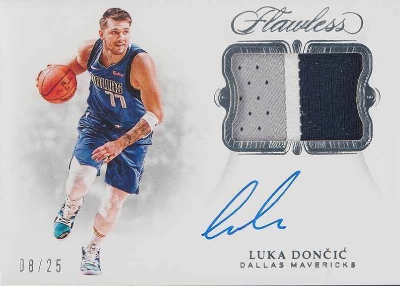 Luka Doncic 2018 Flawless - Signature Prime Materials #SP-LDC Sports Card