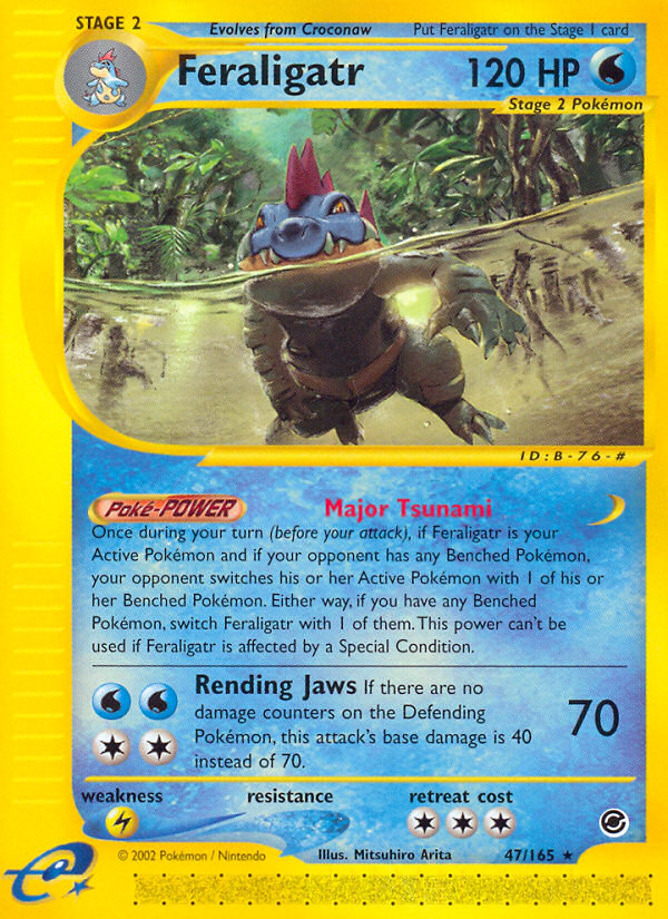 Feraligatr (47/165) - Expedition Base Set Pokémon Card