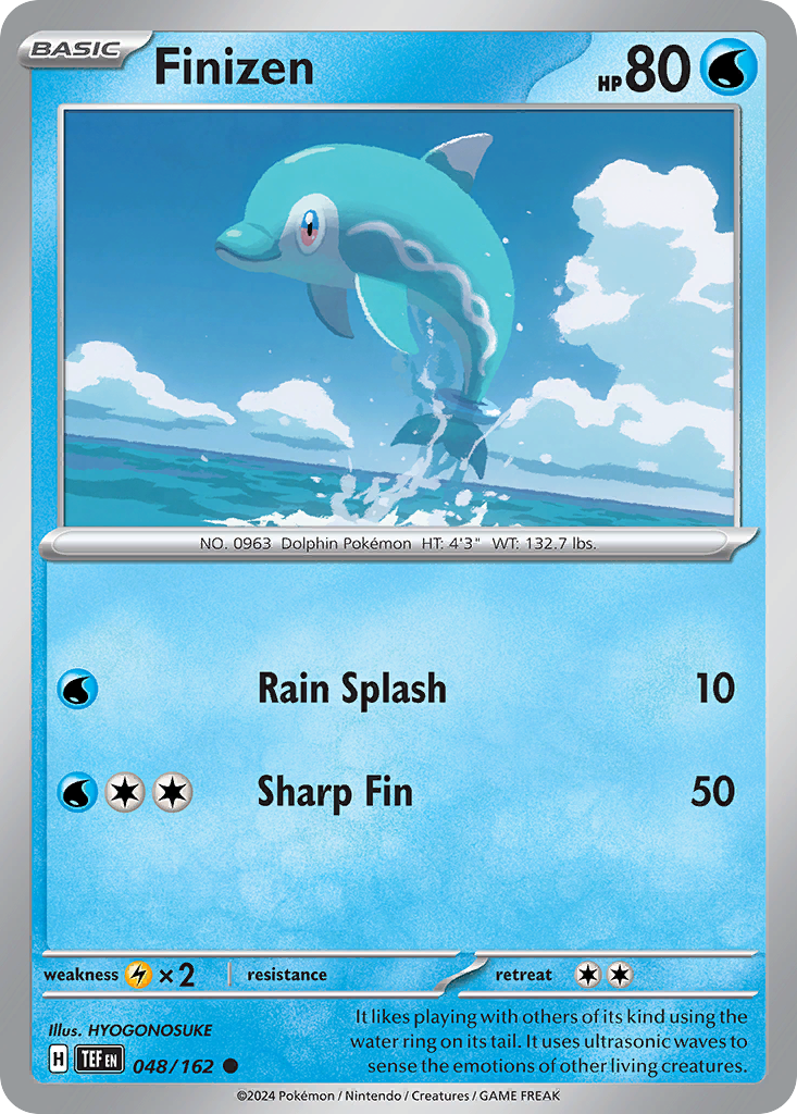 Finizen (48/162) - Temporal Forces Pokémon Card