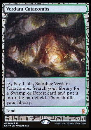 Verdant Catacombs (Zendikar Expeditions) Trading Card