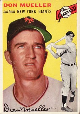 Don Mueller 1954 Topps #42 Sports Card