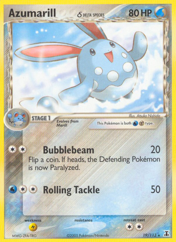 Azumarill δ (19/113) - Delta Species Pokémon Card