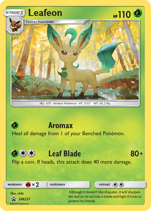 Leafeon (SM237) - SM Black Star Promos