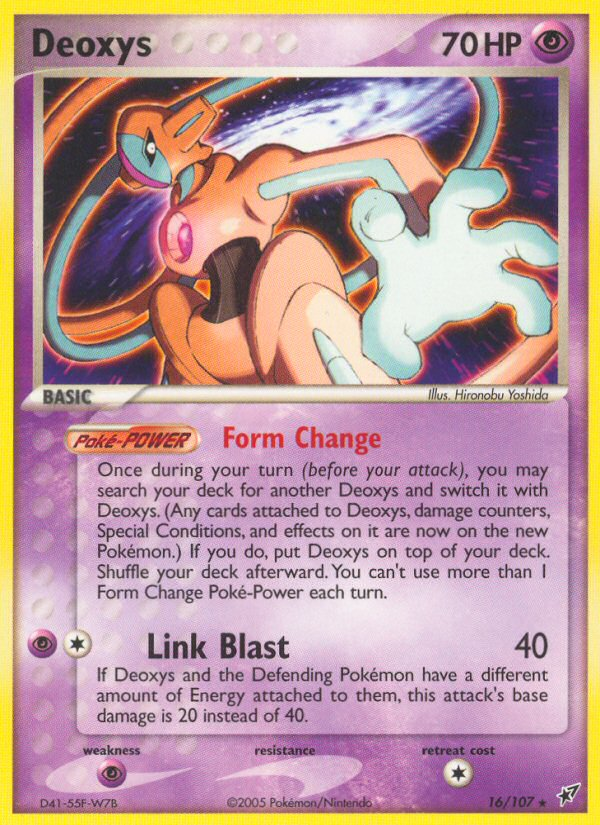 Deoxys (16/107) - Deoxys Pokémon Card