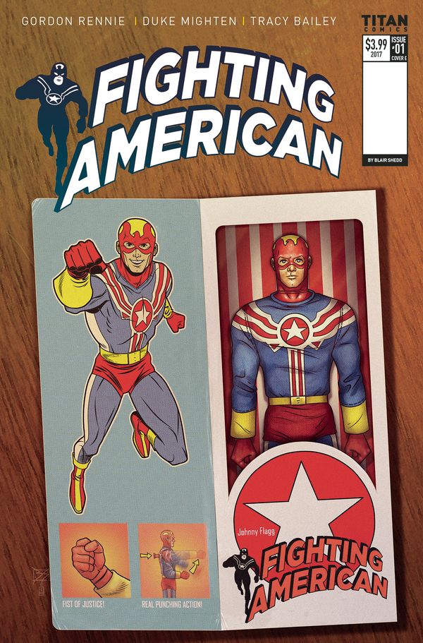 Fighting American #1 (Cover E Action Figure Variant)