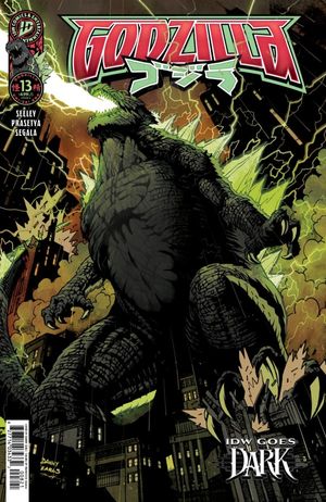 Godzilla #13 (Cover D Danny Earls IDW Goes Dark Variant)