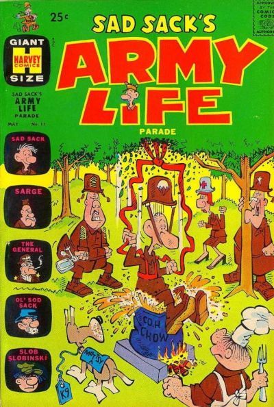 Sad Sack's Army Life Parade #11 Comic
