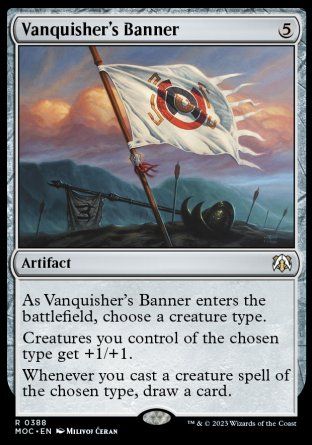 Vanquisher's Banner (March of the Machine Commander Decks) Trading Card