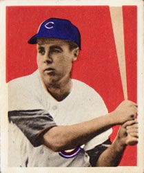 Harry "P-Nuts" Lowrey 1949 Bowman #22 Sports Card