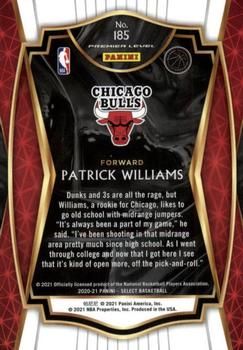 Patrick Williams 2020-21 Panini Select Basketball #185 Sports Card