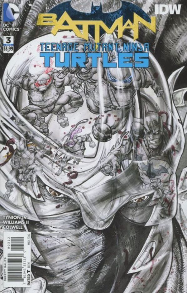 Batman Teenage Mutant Ninja Turtles #3 (2nd Printing)
