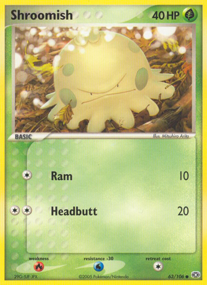 Shroomish (63/106) - Emerald (Reverse Holo)