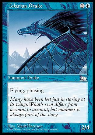 Tolarian Drake (Weatherlight) Trading Card