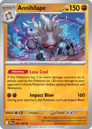 Annihilape (92/182) - Destined Rivals