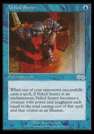 Veiled Sentry (Urza's Saga)