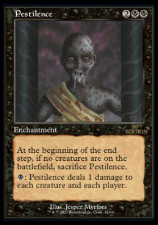 Pestilence (Magic 30th Anniversary Edition - Old Frame) Trading Card