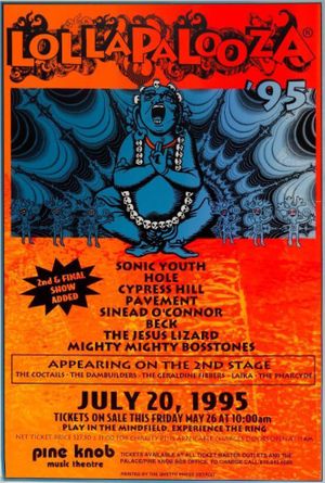 Lollapalooza featuring Sonic Youth & Beck Pine Knob Music Theatre 