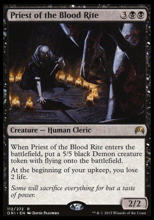 Priest of the Blood Rite (Magic Origins) Trading Card