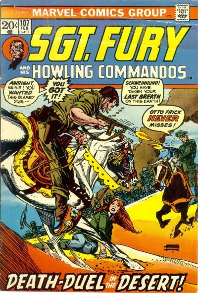 Sgt. Fury And His Howling Commandos #107 Comic