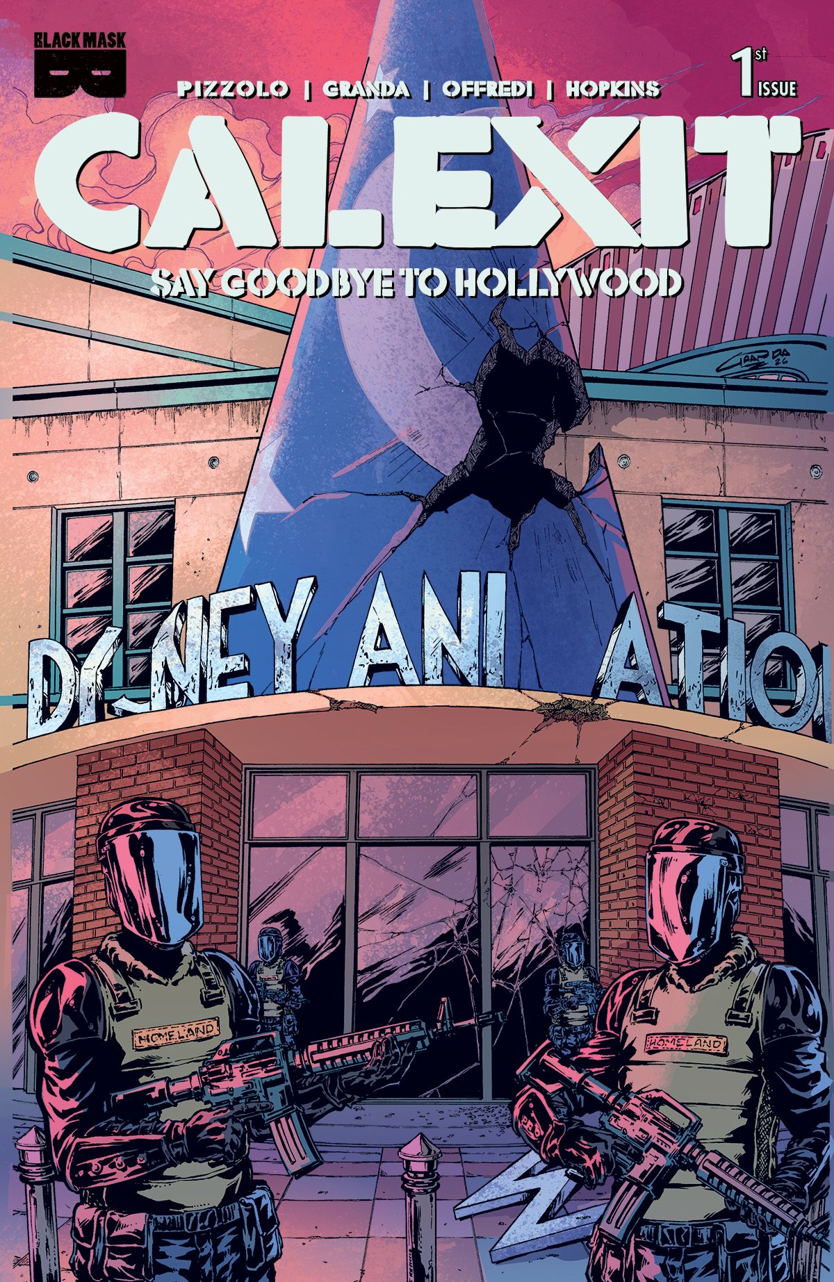 Calexit Say Goodbye To Hollywood #1 (Cvr B C Granda Glendale Variant) Comic