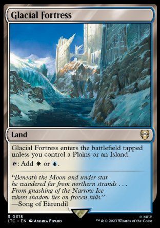 Glacial Fortress (The Lord of the Rings Commander Decks) Trading Card