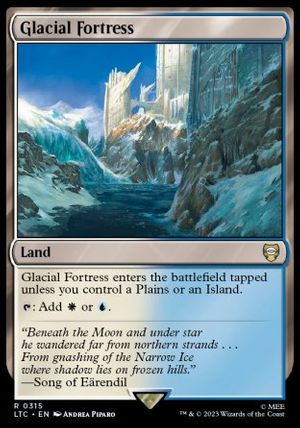 Glacial Fortress (The Lord of the Rings Commander Decks)