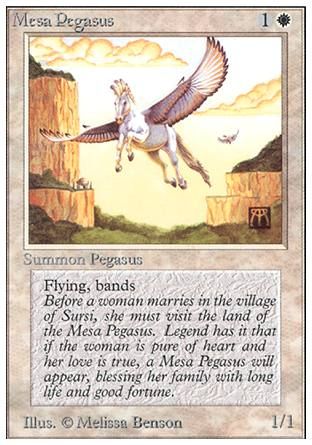 Mesa Pegasus (Unlimited) Trading Card