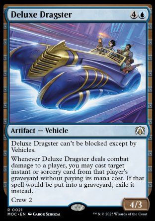 Deluxe Dragster (March of the Machine Commander Decks) Trading Card