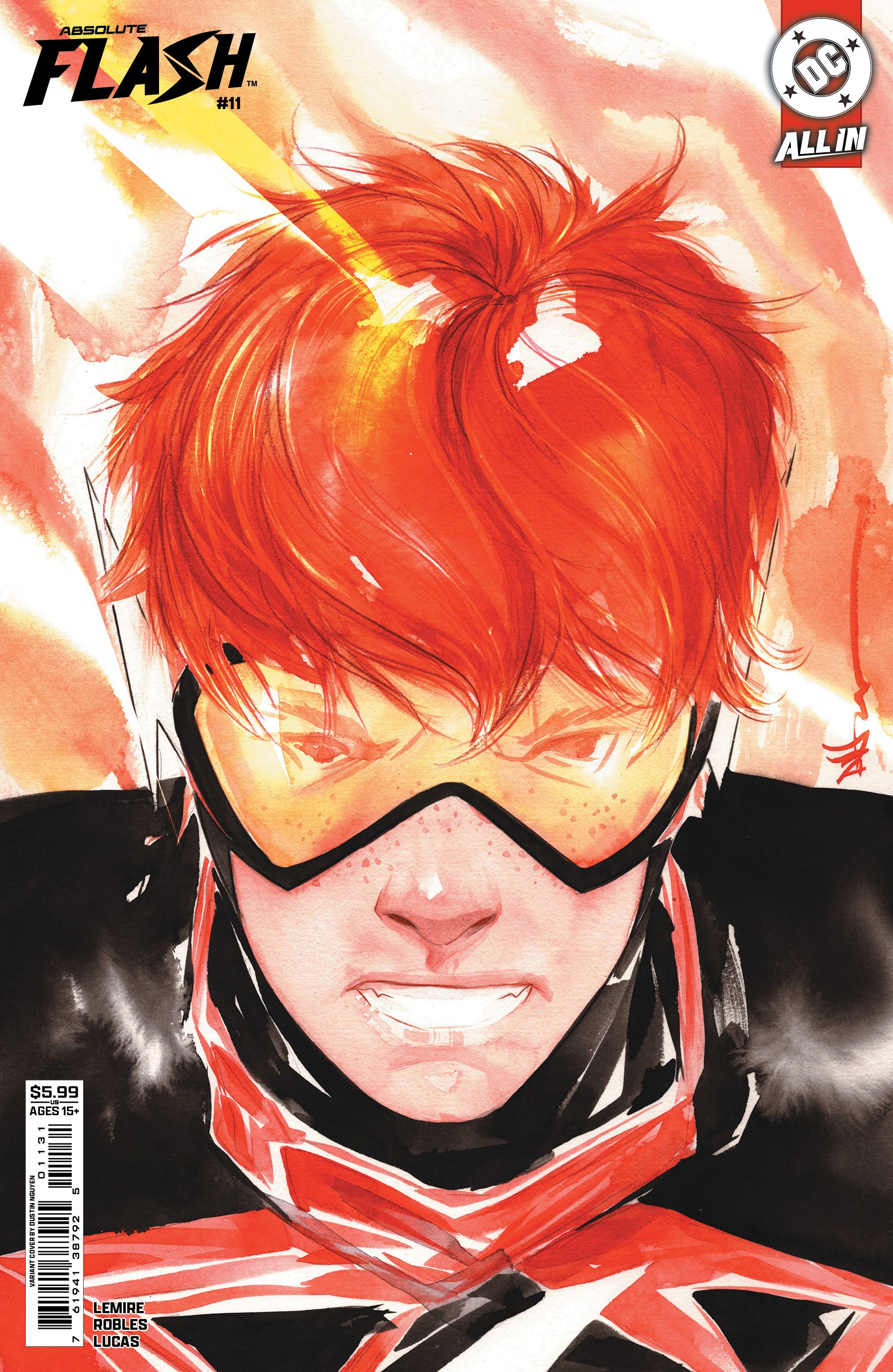 Absolute Flash #11 (Cvr B Dustin Nguyen Card Stock Variant) Comic