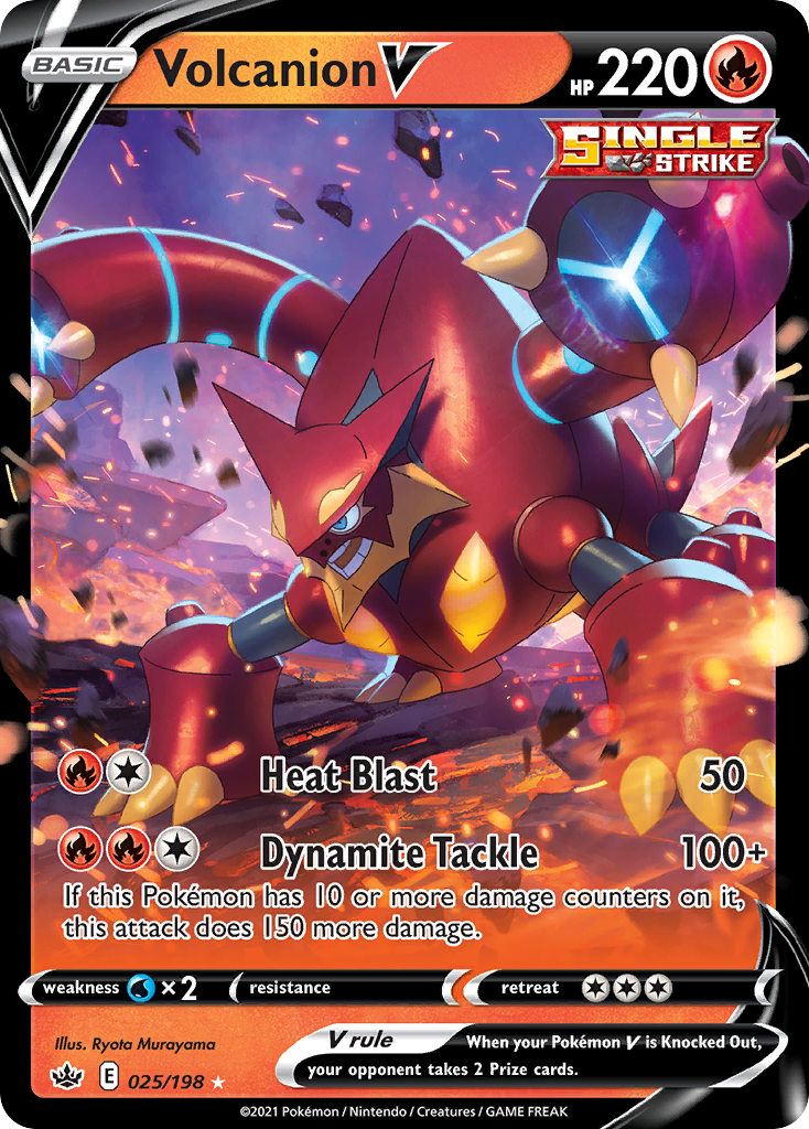 olcanion V (25/198) - Chilling Reign Pokémon Card