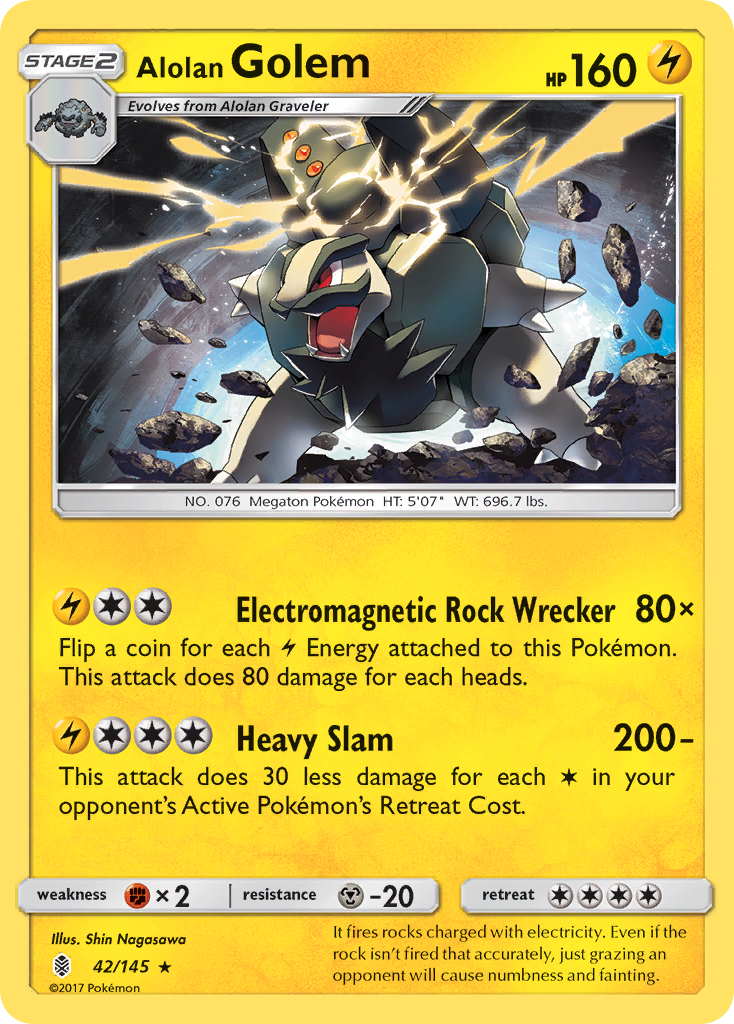 Golem Pokémon Card