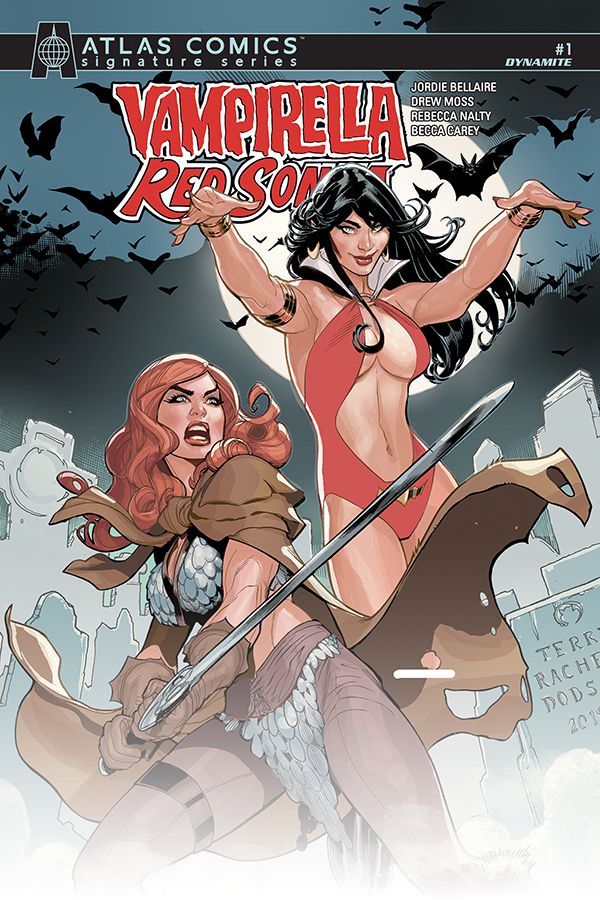 Vampirella/Red Sonja #1 (Atlas Cover Dodson Sgn)