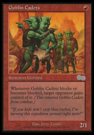 Goblin Cadets (Urza's Saga) Trading Card