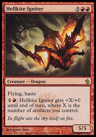 Hellkite Igniter (Mirrodin Besieged) Trading Card