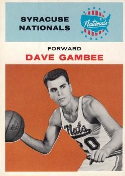 Dave Gambee 1961 Fleer #13 Sports Card