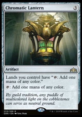 Chromatic Lantern (Guilds of Ravnica) Trading Card