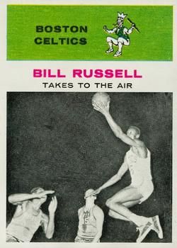 Bill Russell 1961 Fleer #62 Sports Card