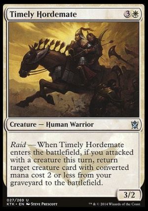 Timely Hordemate (Khans of Tarkir)