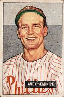 Andy Seminick 1951 Bowman #51 Sports Card