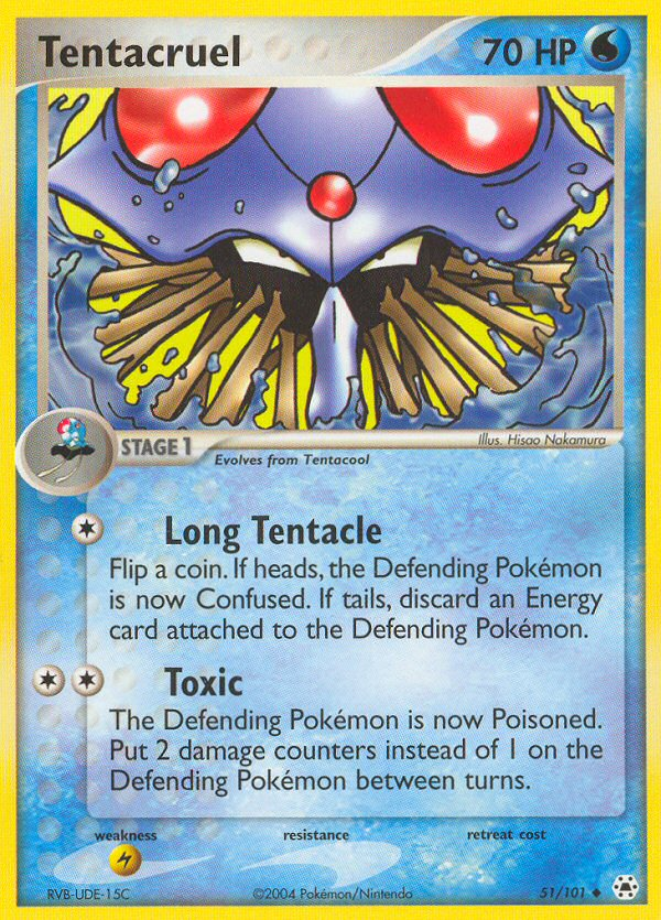 Tentacruel (51/101) - Hidden Legends Pokémon Card