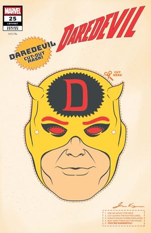 Daredevil #25 (Retro Halloween Mask Variant)