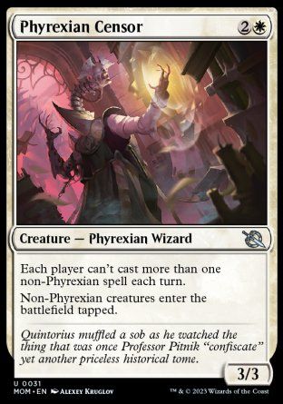 Phyrexian Censor (March of the Machine) Trading Card