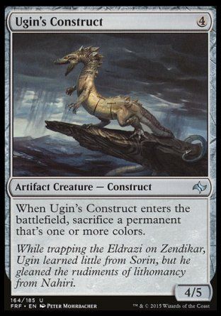 Ugin's Construct (Fate Reforged) Trading Card