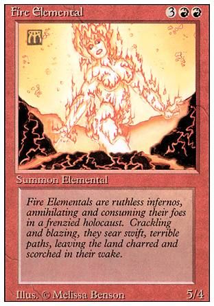 Fire Elemental (Revised Edition) Trading Card